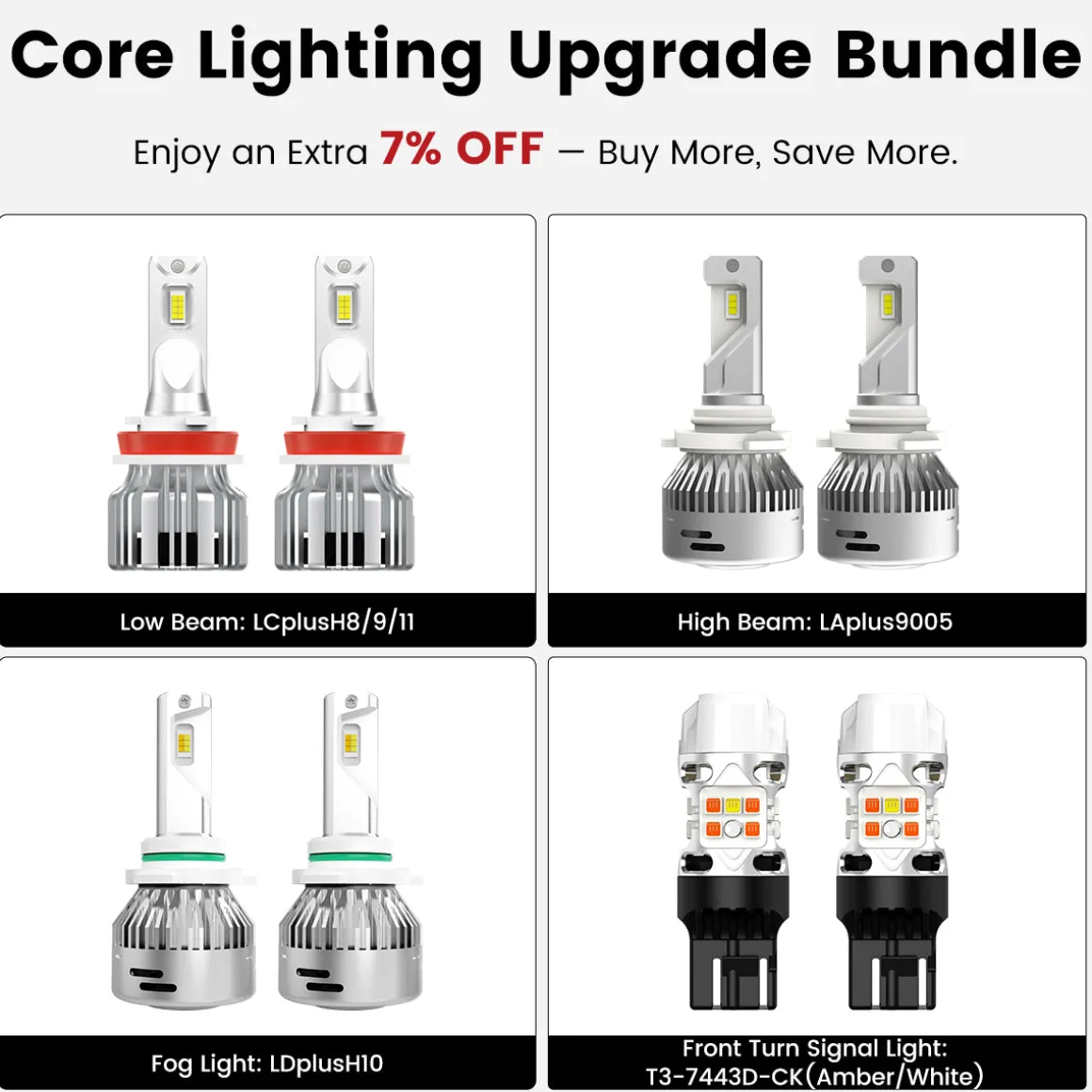 Fit for 2015-2022 Chevrolet Colorado LED Bulbs Upgrade | Tested and Verified