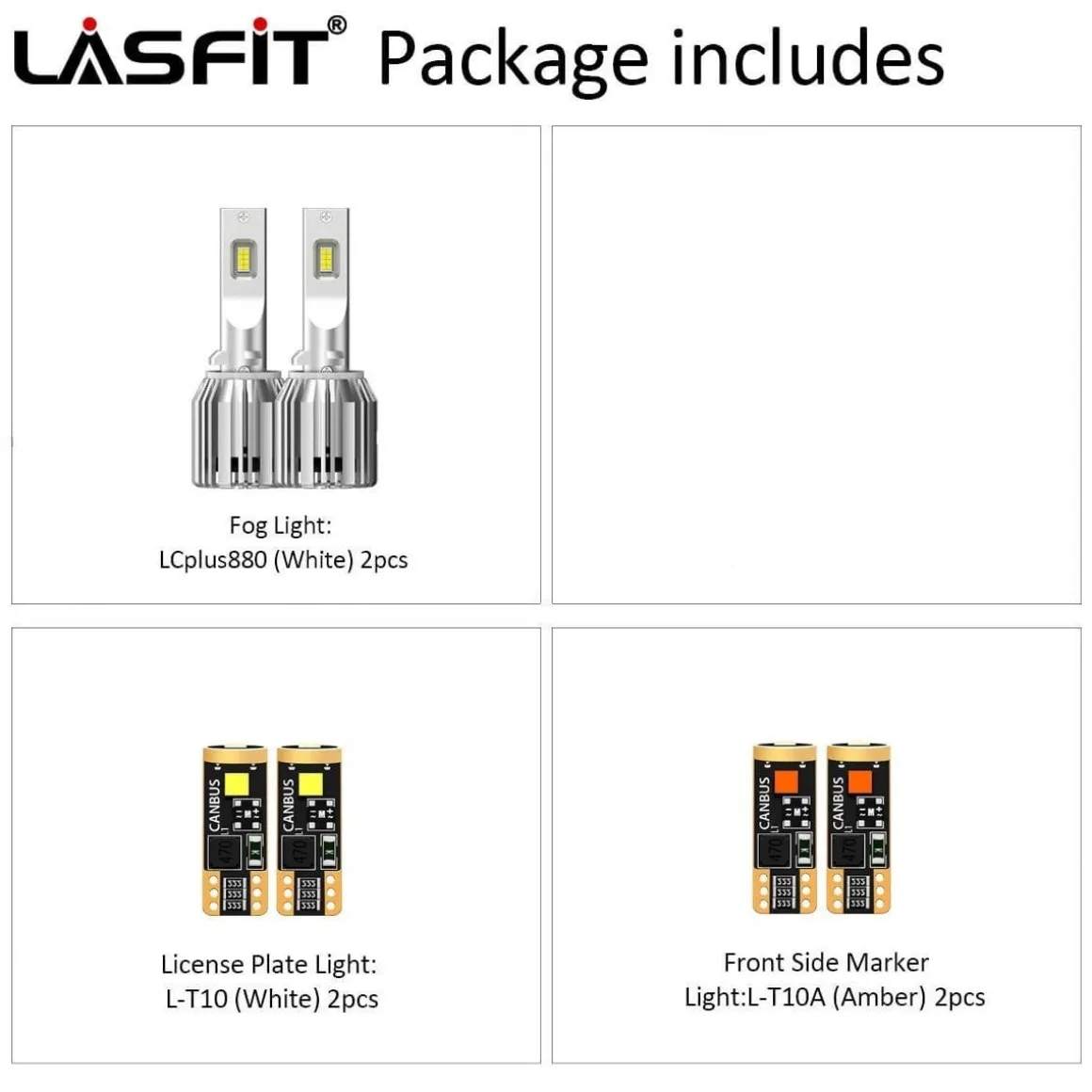 Fit for 1997-2004 Chevrolet Corvette LED Bulbs 880 Exterior Lights