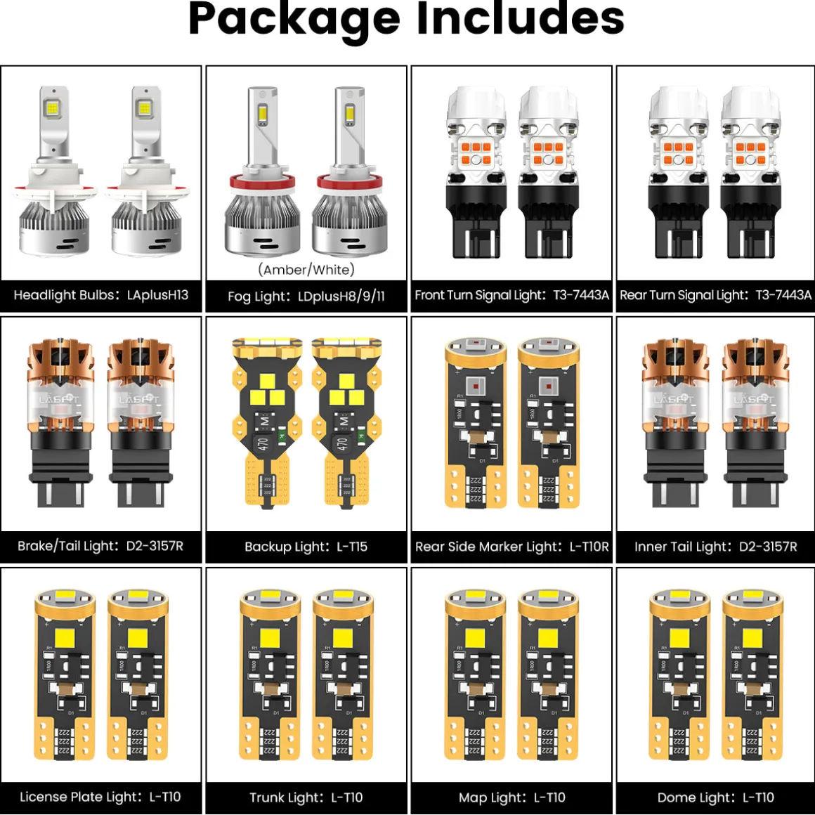 Fit for 2011-2015 Chevrolet Cruze LED Bulbs Upgrade