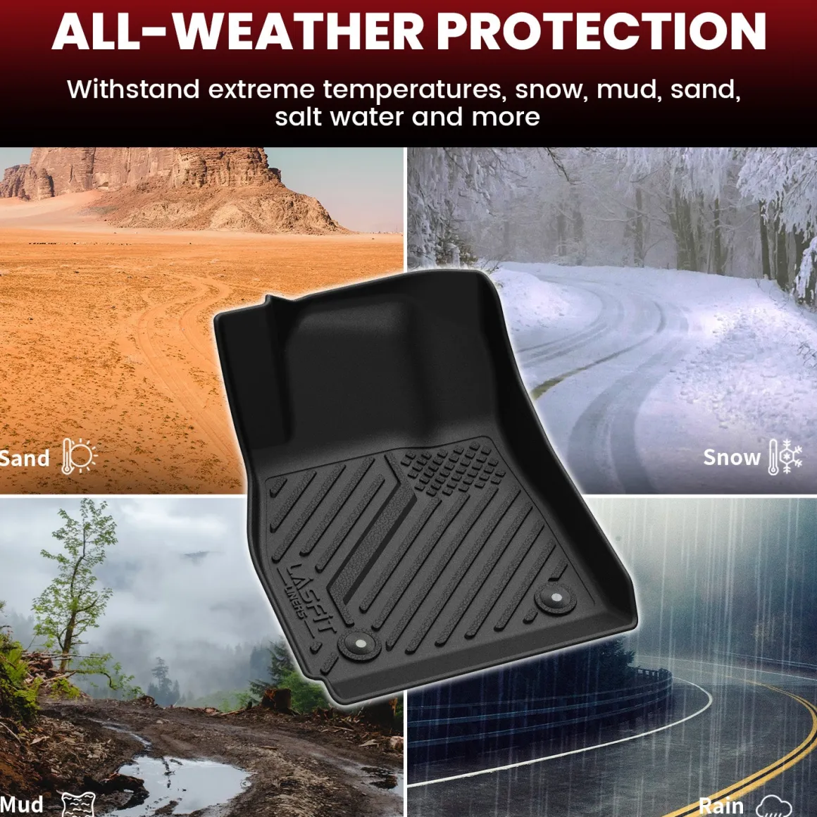 Fit for 2016 Chevrolet Malibu Limited Floor Mats & Cargo Mat