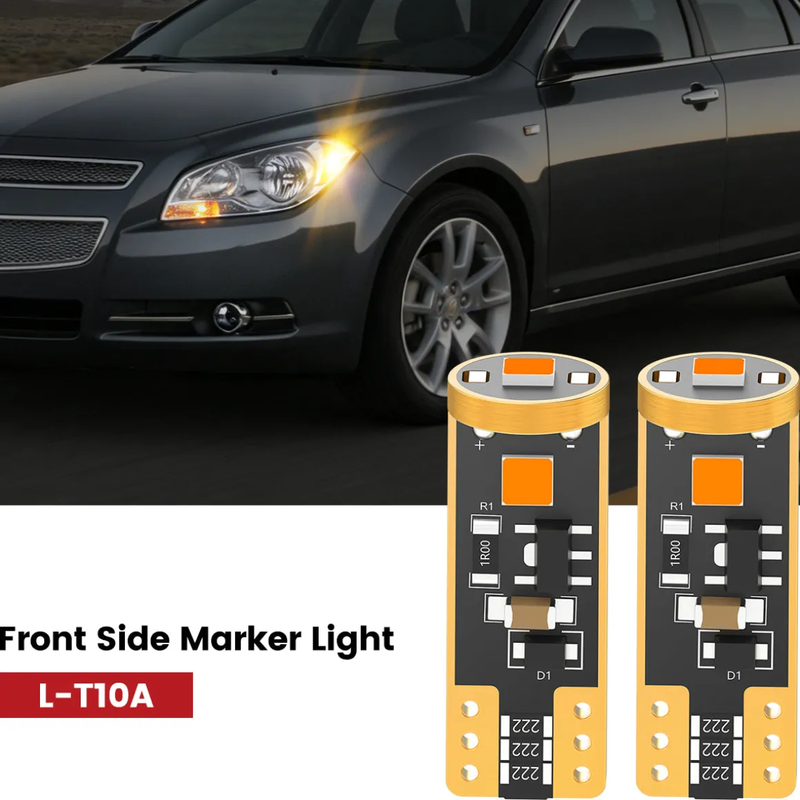 Fit for 2008-2012 Chevrolet Malibu The Brightest LED Bulbs Upgrade