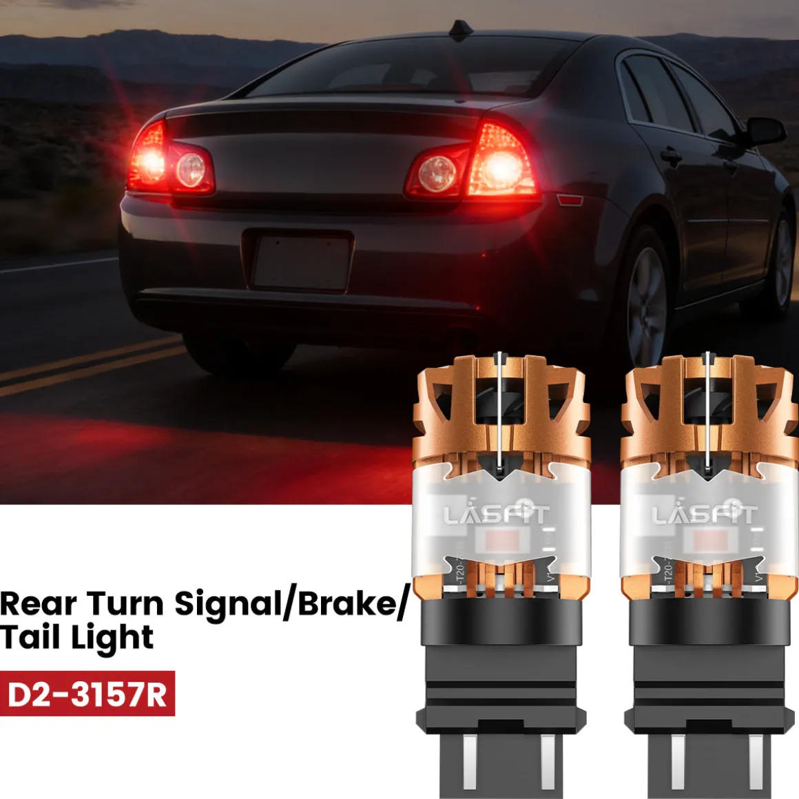 Fit for 2008-2012 Chevrolet Malibu The Brightest LED Bulbs Upgrade