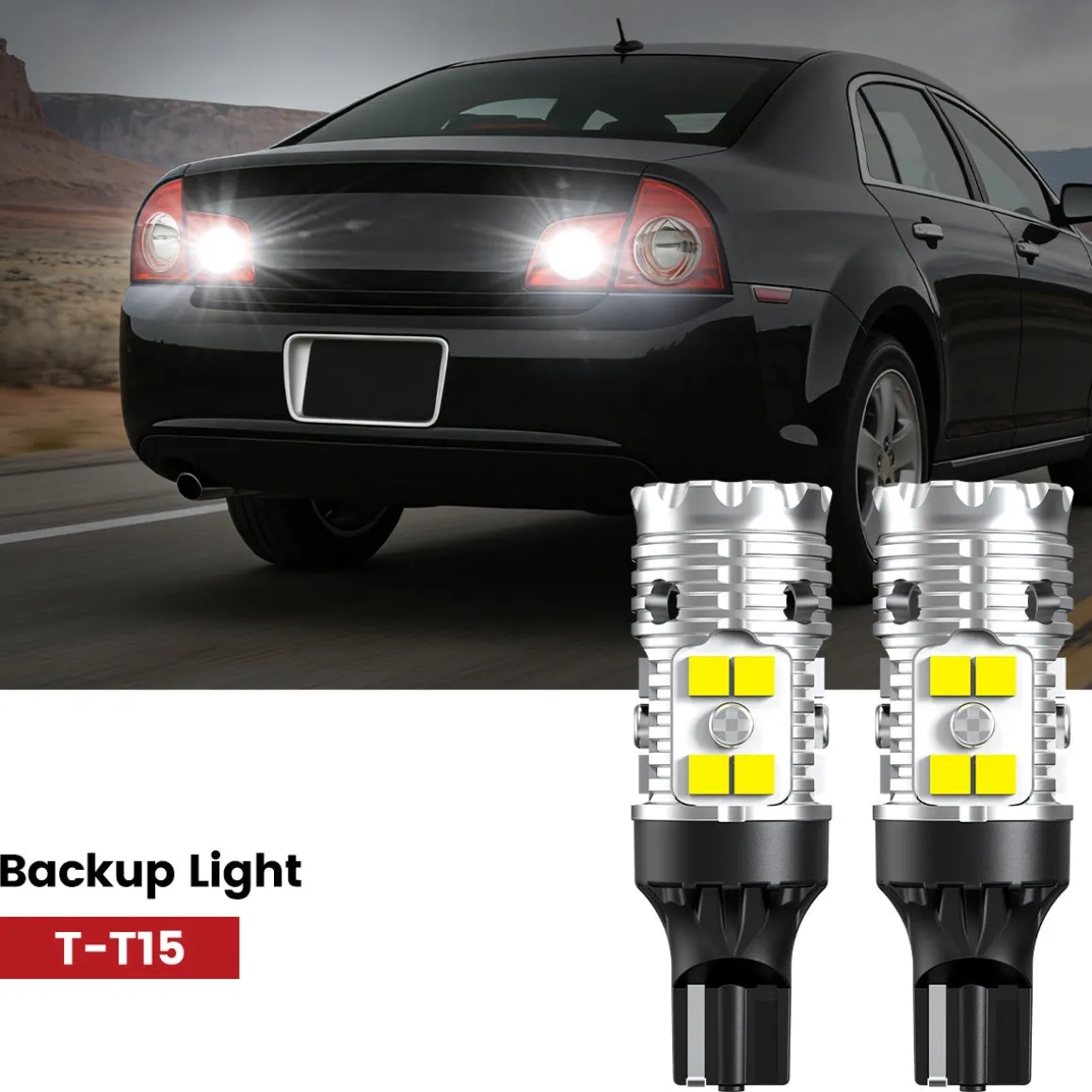Fit for 2008-2012 Chevrolet Malibu The Brightest LED Bulbs Upgrade