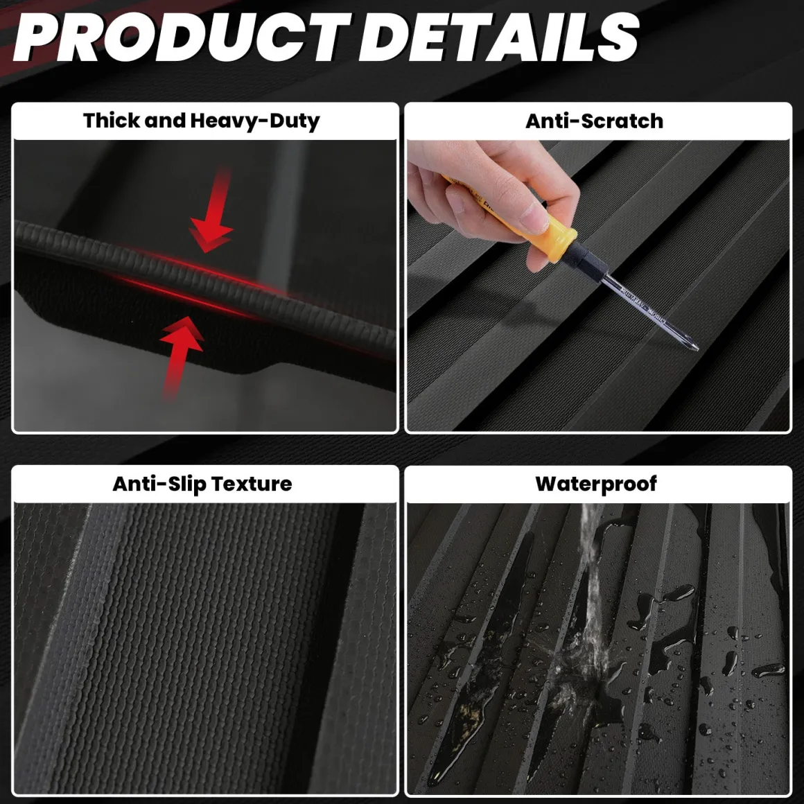 Fit for 2024-2026 Chevrolet Silverado EV 5.9FT Bed Mat