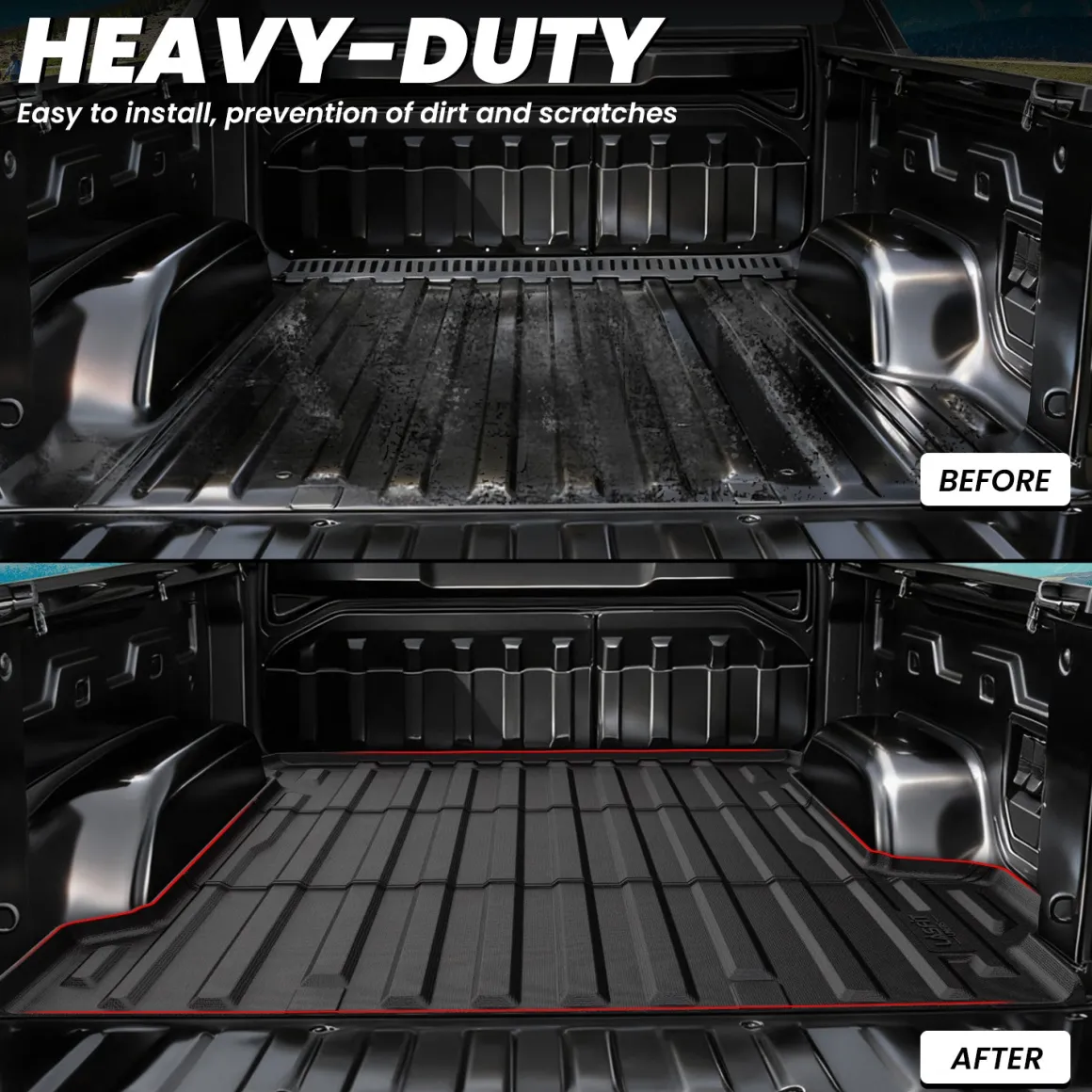 Fit for 2024-2026 Chevrolet Silverado EV 5.9FT Bed Mat