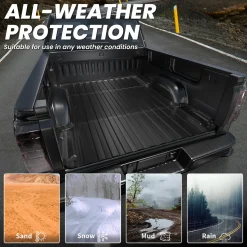 Fit for 2007-2019 Chevrolet Silverado 2500HD 3500HD Heavy Duty 6.5FT(Standard Box) Bed Mat