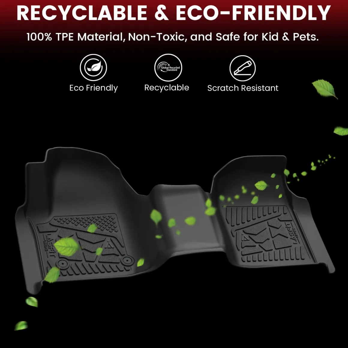 Fit for 2020-2026 Chevrolet Silverado 2500HD 3500HD Floor Mats, Fit Carpet Floor Only