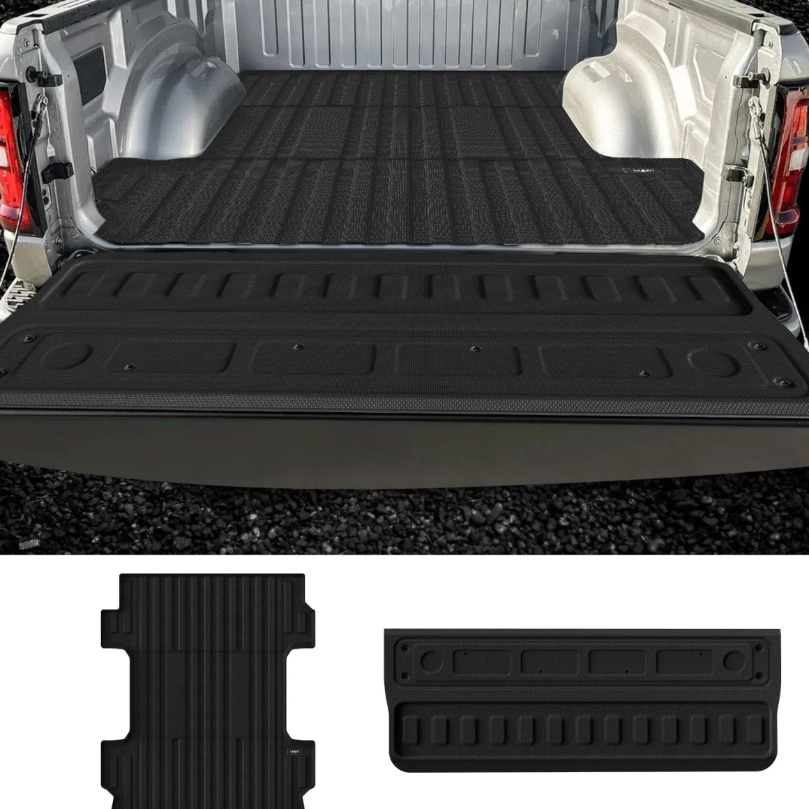 Fit for 2020-2026 Chevrolet Silverado 2500HD 3500HD 6.8FT Bed Mat or Tailgate Mat, Not for 5th Wheel Package