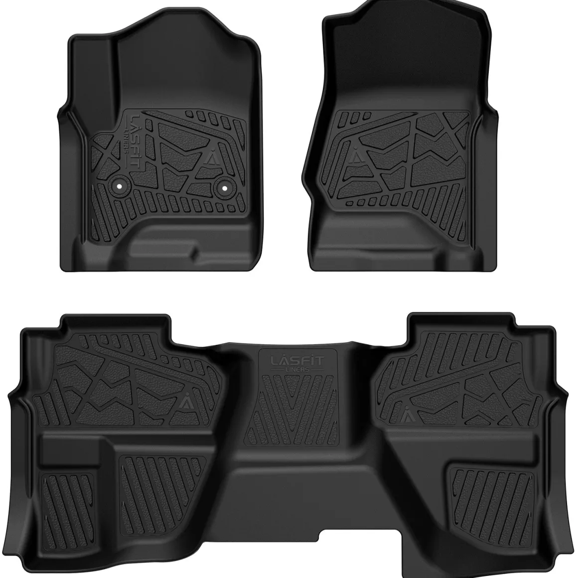 Fit for 2015-2019 Chevrolet Silverado 2500HD 3500HD Floor Mats, Fit Carpet Floor & Without 4*4 Shifter Only