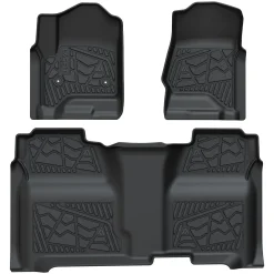 Fit for 2015-2019 Chevrolet Silverado 2500HD 3500HD Floor Mats, Fit Carpet Floor & Without 4*4 Shifter Only