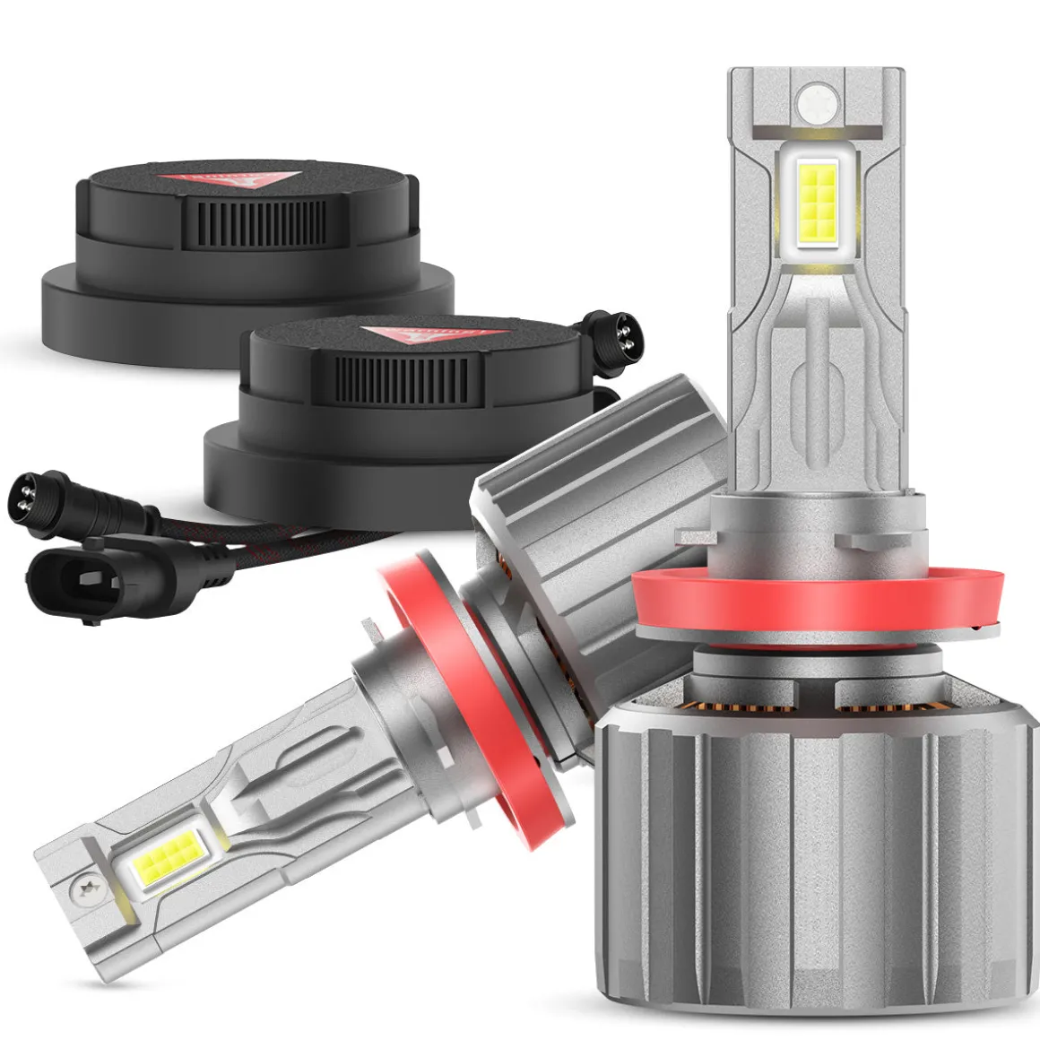 Fit for 2020-2026 Chevrolet Silverado HD 2500 3500 Custom H11 H9 LED Bulbs with Dust Cover | Pro-DC Series