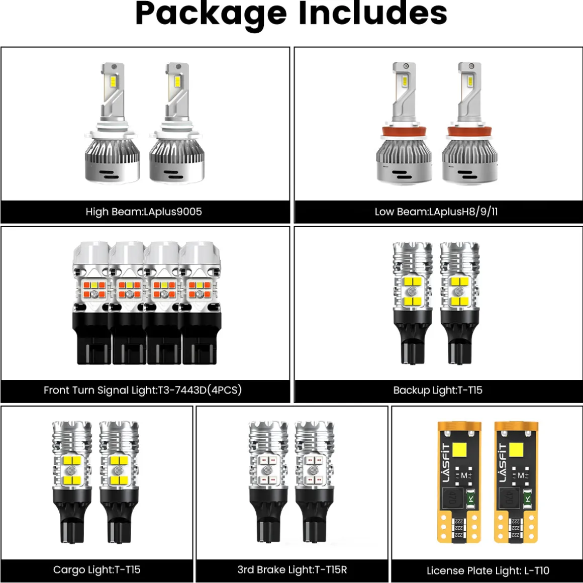Fit for 2015-2019 Chevrolet Silverado 2500 3500 LED Bulbs Upgrade | Tested and Verified