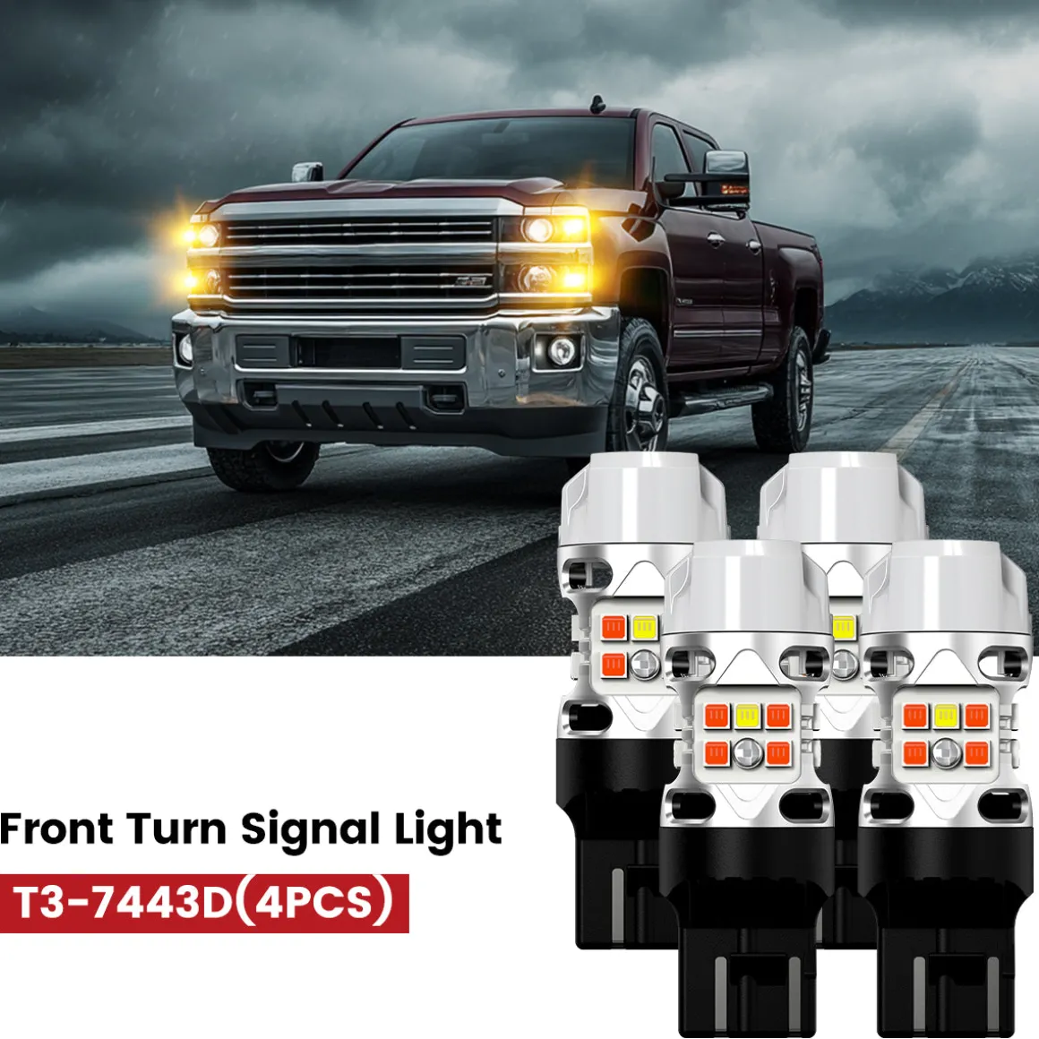 Fit for 2015-2019 Chevrolet Silverado 2500 3500 LED Bulbs Upgrade | Tested and Verified