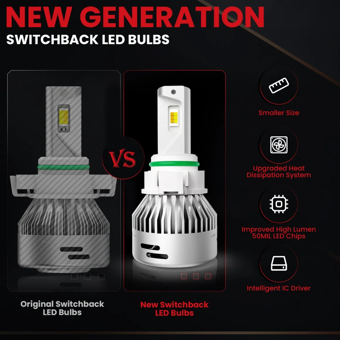 Fit for 2015-2019 Chevrolet Silverado 2500 3500 LED Bulbs Upgrade | Tested and Verified