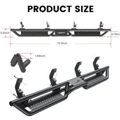 Fit for 2019-2026 Chevrolet Silverado 1500 Running Boards Side Steps, Fit Crew Cab ONLY