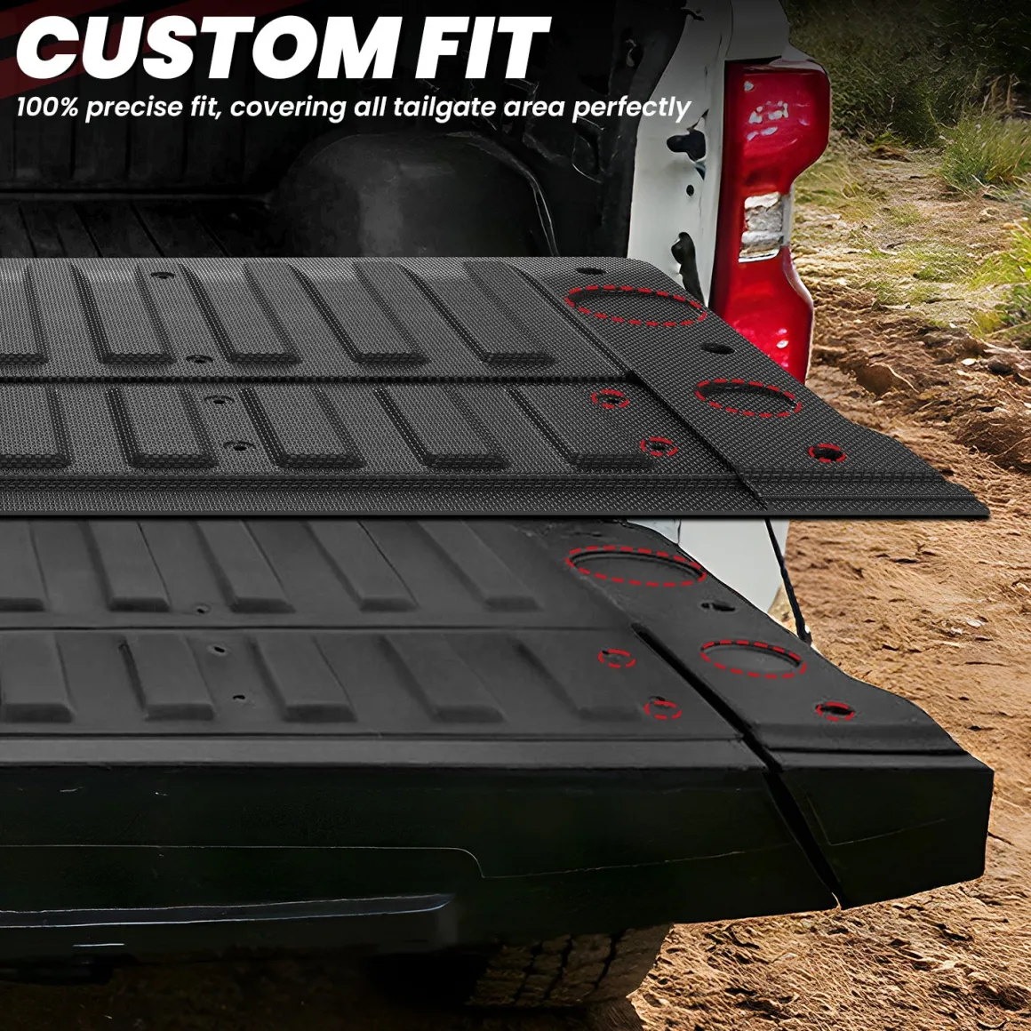 Fit for 2019-2026 Chevrolet Silverado 1500 Truck Bed Mat or Tailgate Mat, Not for 2019 Silverado LD