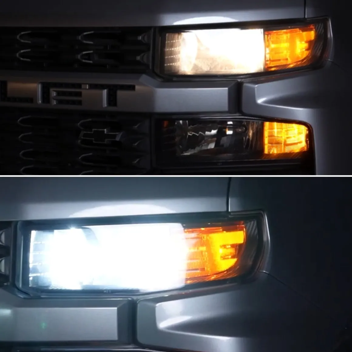 Fit for 2019-2026 Chevrolet Silverado 1500 WT/Custom/Custom Trail Boss Custom-Fit H11 9005 LED Bulbs with Dust Cover | Pro-DC Series