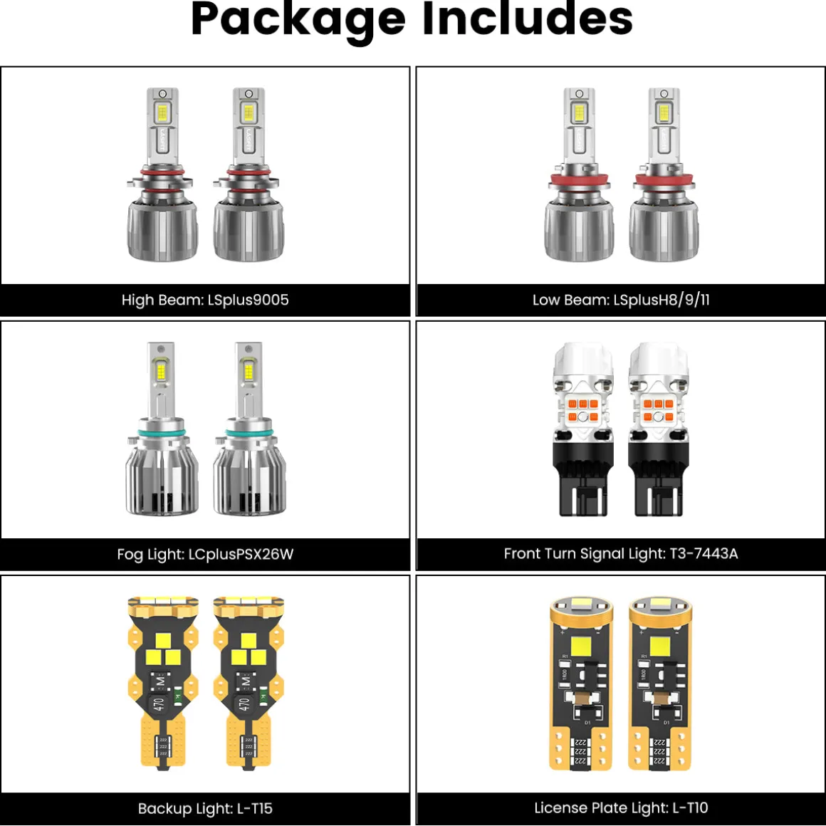 Fit for 2015-2020 Chevrolet Suburban The Brightest LED Bulbs Upgrade | Tested and Verified