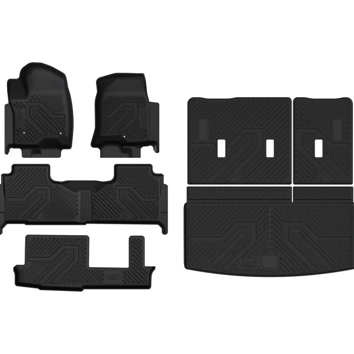 Fit for 2021–2026 Chevrolet Tahoe Floor & Cargo Mats Protection Sets, Not Fit 9 seats
