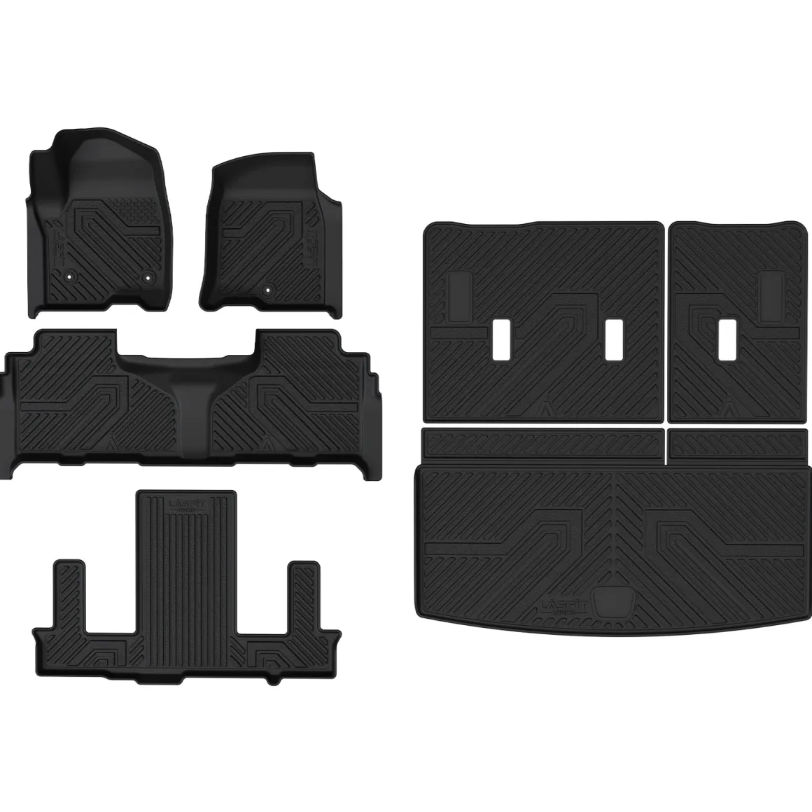 Fit for 2021–2026 Chevrolet Tahoe Floor & Cargo Mats Protection Sets, Not Fit 9 seats