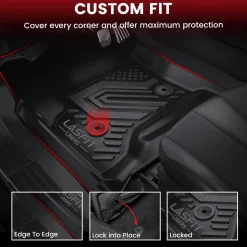 Fit for 2015-2020 Chevrolet Tahoe 7/8 Seats Floor Mats & Seatback & Cargo Mat