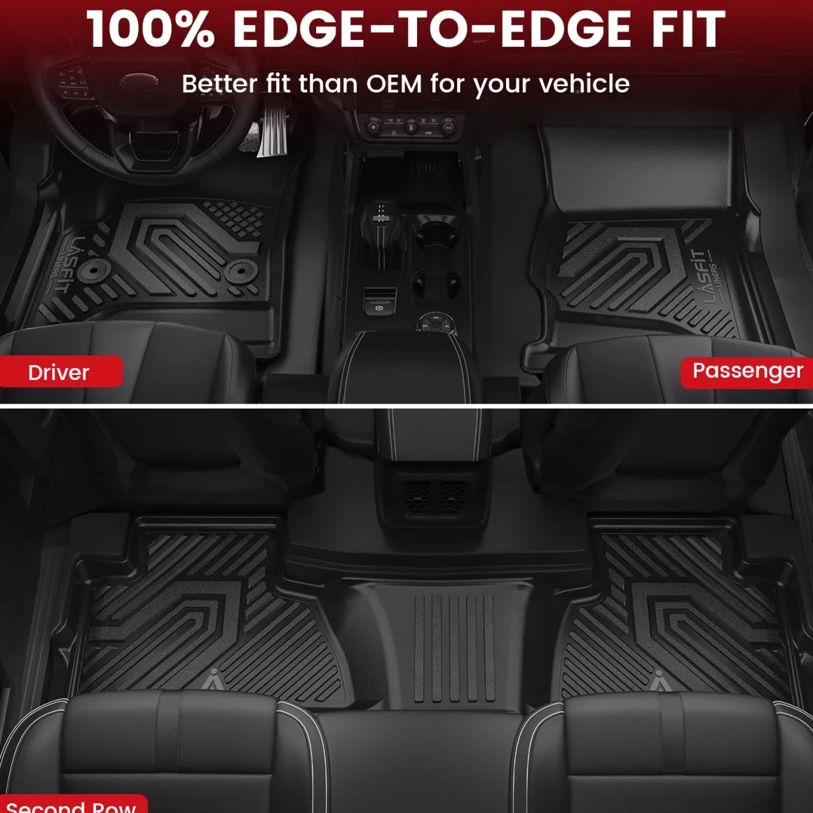 Fit for 2015-2020 Chevrolet Tahoe 7/8 Seats Floor Mats & Seatback & Cargo Mat