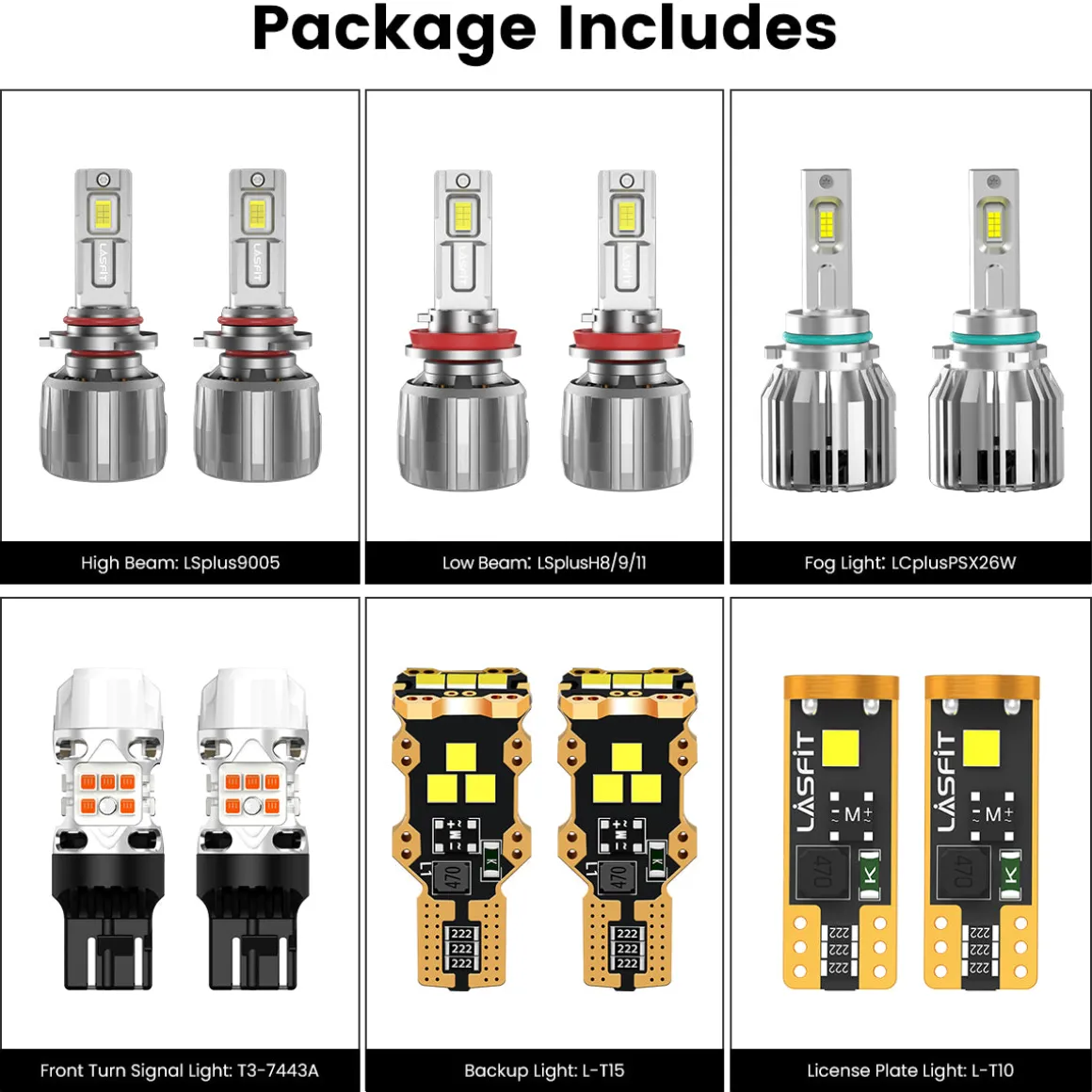 Fit for 2015-2020 Chevrolet Tahoe The Brightest LED Bulbs Upgrade | Tested and Verified