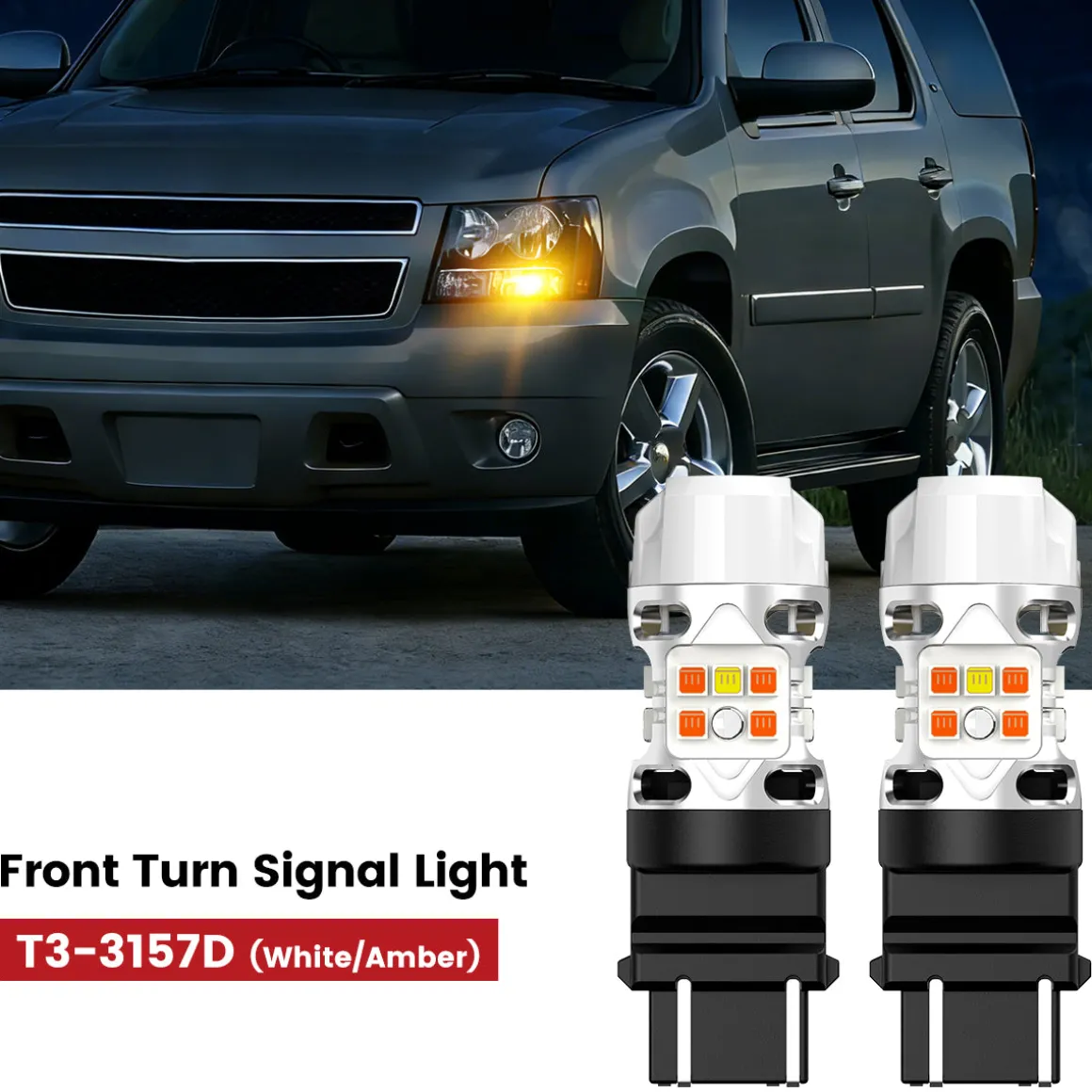 Fit for 2007-2014 Chevrolet Tahoe The Brightest LED Bulbs Upgrade