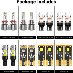 Fit for 2021-2023 Chevrolet Trailblazer The Brightest LED Bulbs Upgrade | Tested and Verified