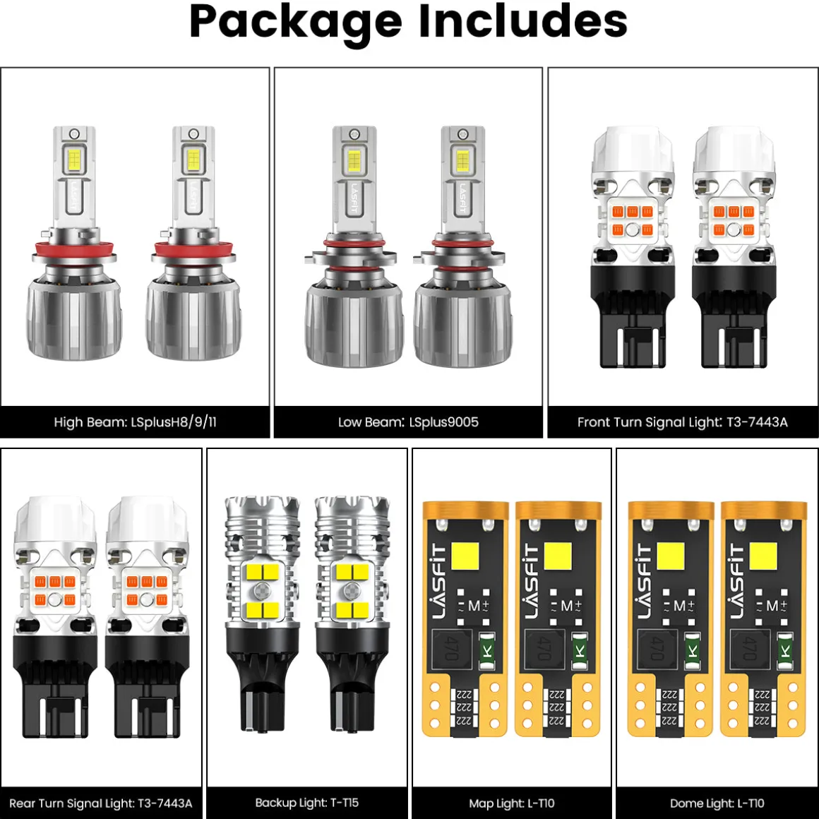 Fit for 2021-2023 Chevrolet Trailblazer The Brightest LED Bulbs Upgrade | Tested and Verified
