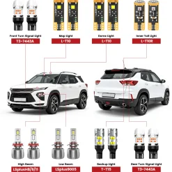 Fit for 2021-2023 Chevrolet Trailblazer The Brightest LED Bulbs Upgrade | Tested and Verified