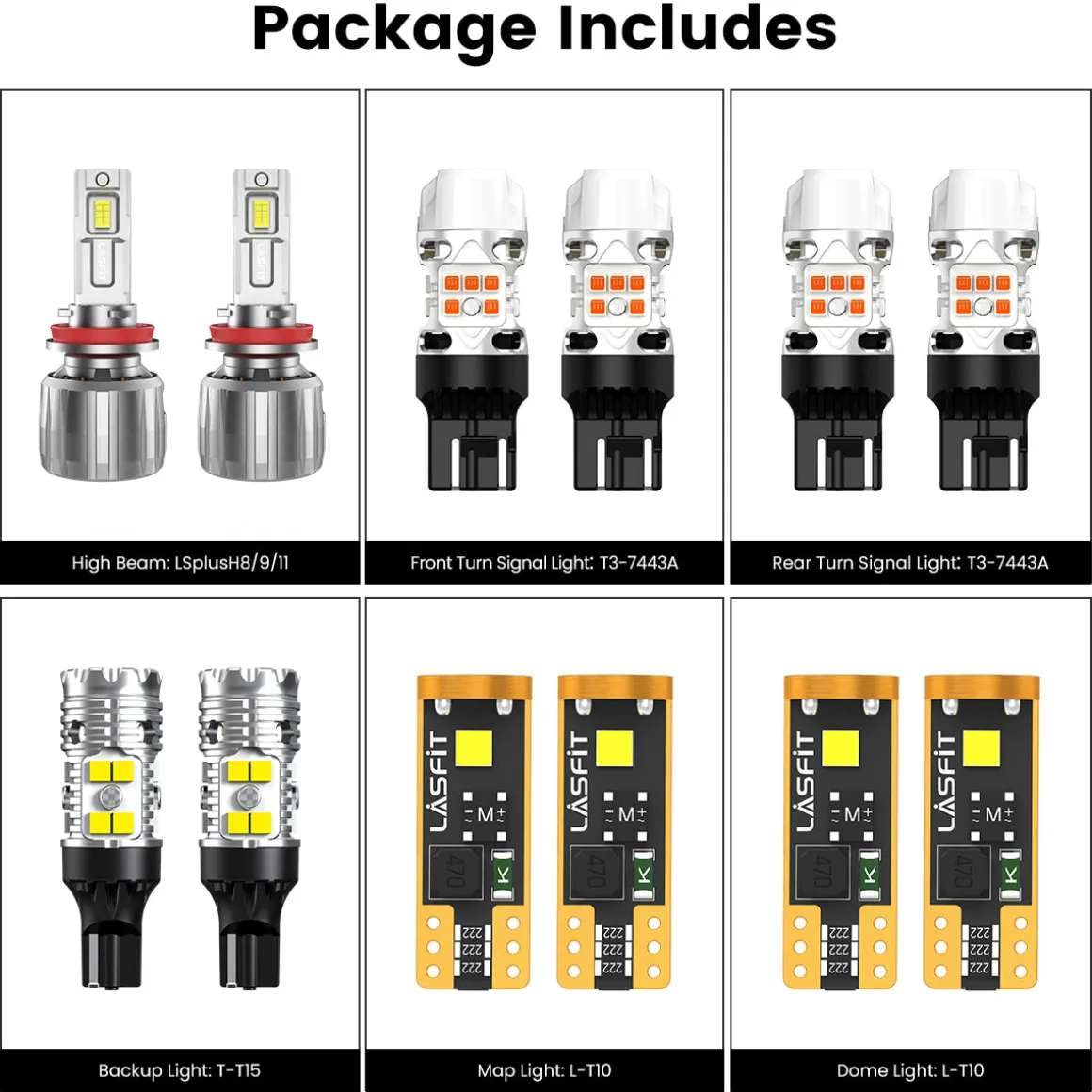 Fit for 2021-2023 Chevrolet Trailblazer The Brightest LED Bulbs Upgrade | Tested and Verified