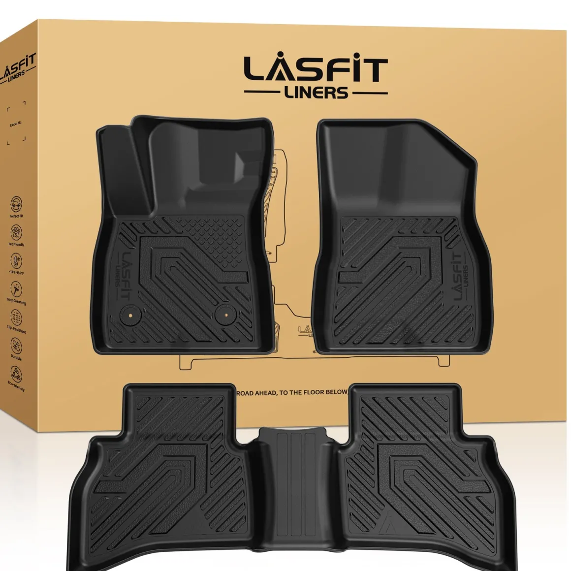 Fit for 2021-2026 Chevrolet Trailblazer Floor Mats, Fit Upper Cargo Deck Position Only