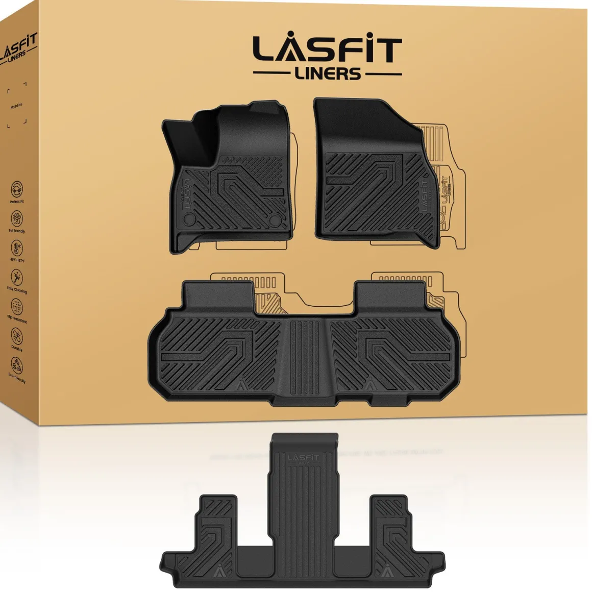 Fit for 2024-2026 Chevrolet Traverse Floor Mats or 3rd Row Seatback & Cargo Mats