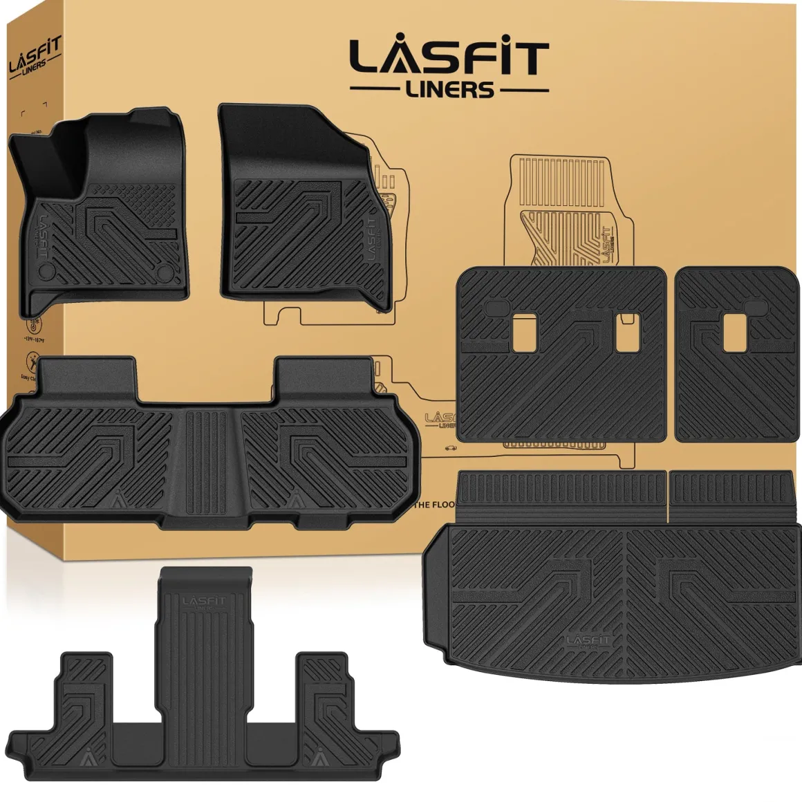 Fit for 2024-2026 Chevrolet Traverse Floor Mats or 3rd Row Seatback & Cargo Mats