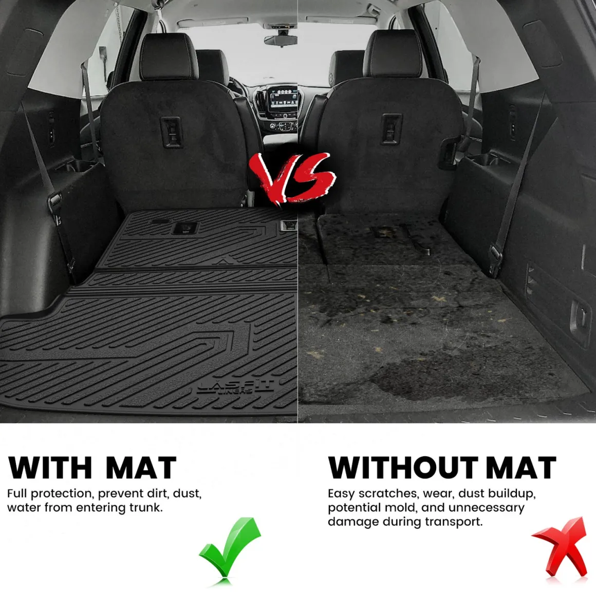 Fit for 2024 Chevrolet Traverse Limited Floor Mats or Seatback & Cargo Mat