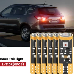 Fit for 2013-2017 Chevrolet Traverse The Brightest LED Bulbs Upgrade
