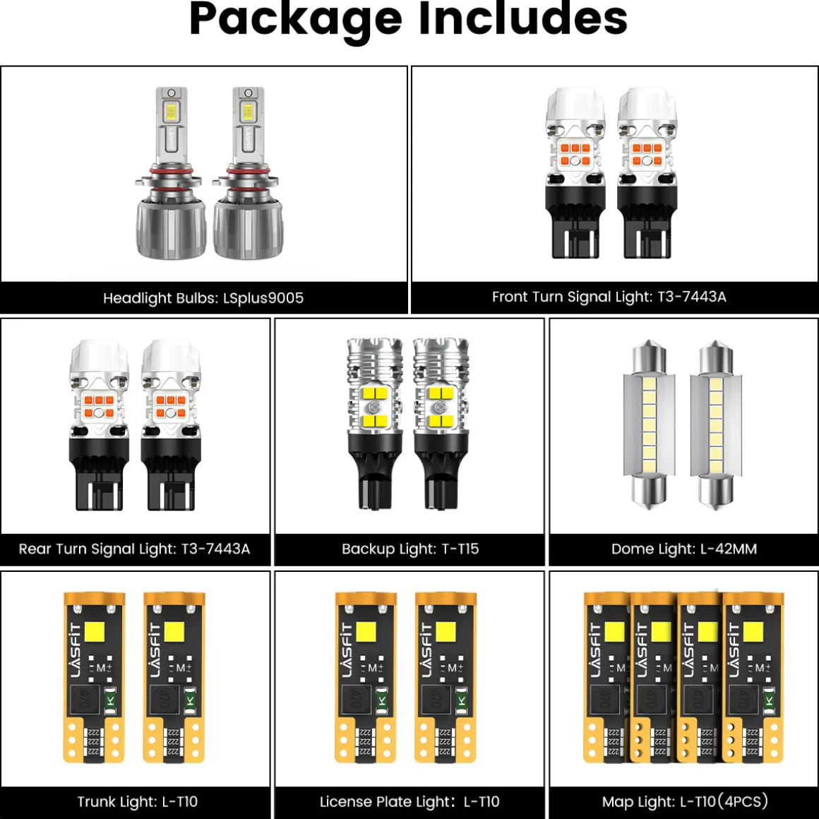Fit for 2017-2022 Chevrolet Trax The Brightest LED Bulbs Upgrade