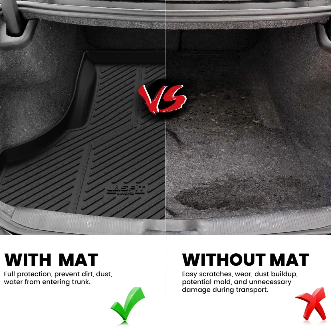 Fit for 2011-2023 Chrysler 300 Floor Mats or Cargo Mat(Cargo Without Subwoofer)