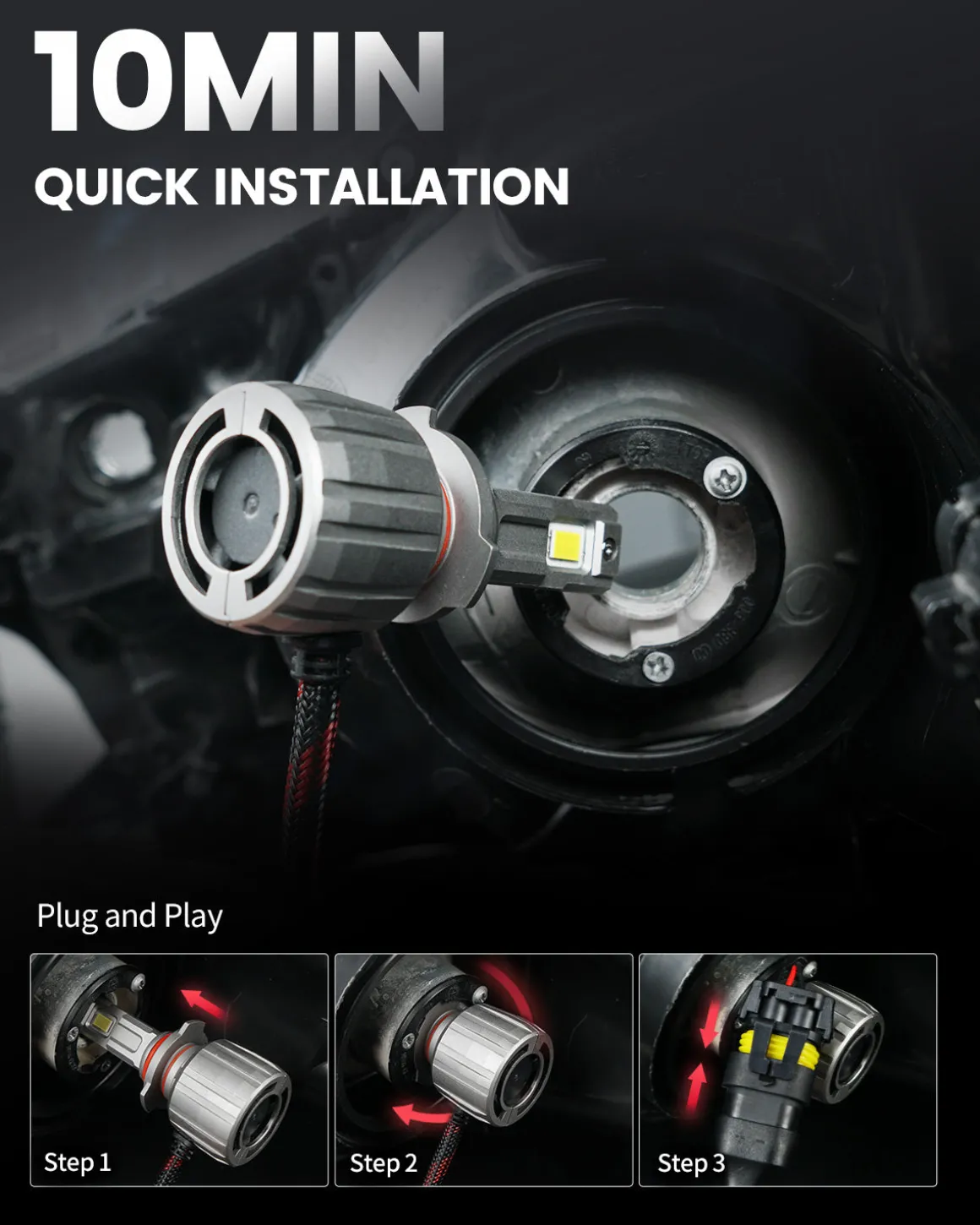 Fit for 2015-2022 Dodge Charger The Brightest LED Bulbs Upgrade | Tested and Verified