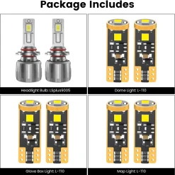 Fit for 2015-2022 Dodge Charger The Brightest LED Bulbs Upgrade | Tested and Verified