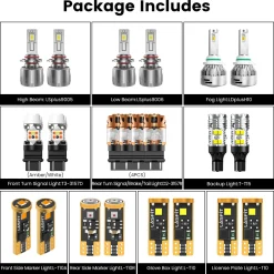 Fit for 2006-2010 Dodge Charger The Brightest LED Bulbs Upgrade