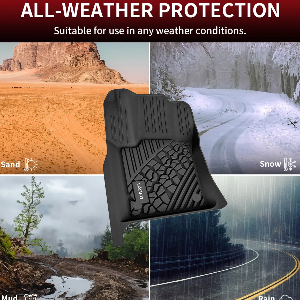 Fit for 2011-2015 Dodge Durango Floor Mats or Cargo & Seatback Mats
