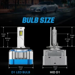 Fit for 2016-2020 Dodge Durango The Brightest LED Bulbs Upgrade | Tested and Verified