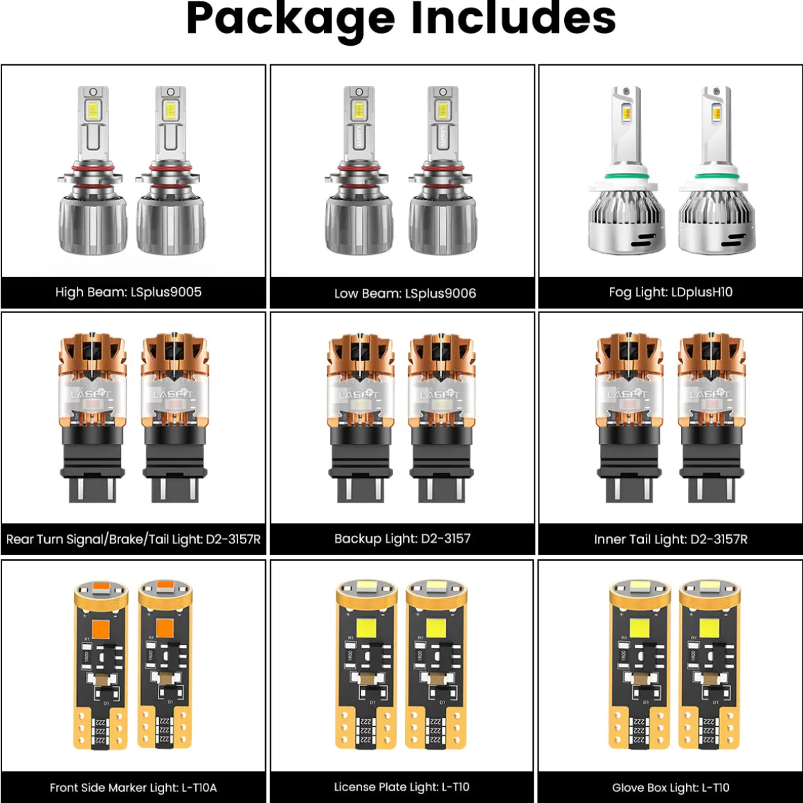 Fit for 2009-2010 Dodge Journey The Brightest LED Bulbs Upgrade
