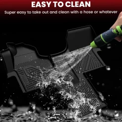 Fit for 2007-2011 Dodge Sprinter 1st Row Floor Mats, Fit Cargo Van Not fit Passenger Van or Crew Van