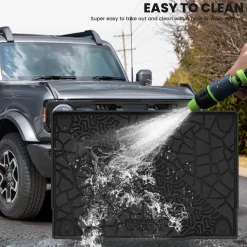 Fit for 2021-2026 Ford Bronco Custom Floor Mats or Cargo Mat, Not For Sport, Fit 4-Door & Not Rubberized Flooring