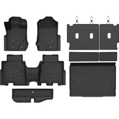 Fit for 2021-2026 Ford Bronco Custom Floor Mats or Cargo Mat, Not For Sport, Fit 4-Door & Not Rubberized Flooring
