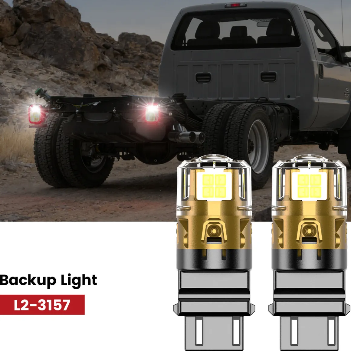 Fit for 2011-2016 Ford Chassis Cab F-350/450/550 The Brightest LED Bulbs Upgrade