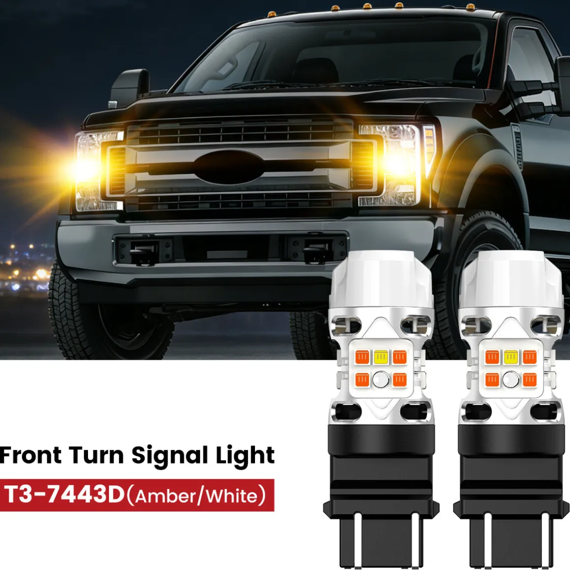 Fit for 2017-2019 Ford Chassis Cab F-350/450/550 The Brightest LED Bulbs Upgrade